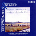 Cover Mandelring Quartett: Herzogenberg und Brahms
